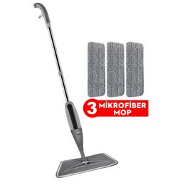 Cony Sprey Mop Gri 3 Mikrofiber Moplu Temizlik Seti