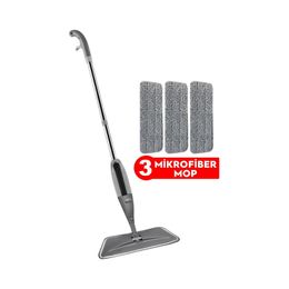Cony Sprey Mop Gri 3 Mikrofiber Moplu Temizlik Seti