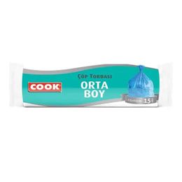 Cook Eko Orta Boy 15'li Çöp Torbası