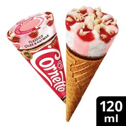 Cornetto 120 ml Classico Çilek Dondurma