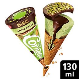 Cornetto 130 ml Antep Fıstıklı ve Çikolatalı Disc