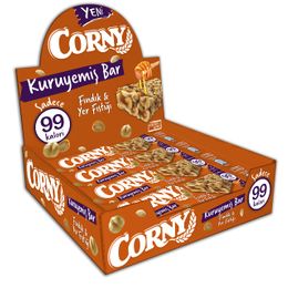 Corny 12x20 gr Fındık-Yer Fıstığı Kuruyemiş Bar