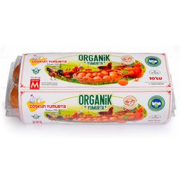 Coşkun 6'lı M Boy 53-62 gr Organik Yumurta