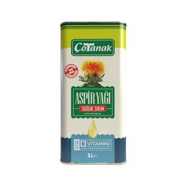 Çotanak 1 lt Soğuk Sıkım Aspir Yağı