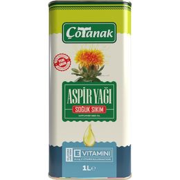 Çotanak 1 lt Soğuk Sıkım Aspir Yağı