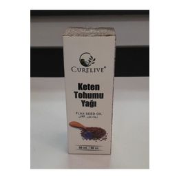 Curelive 50 ml Keten Tohumu Yağı