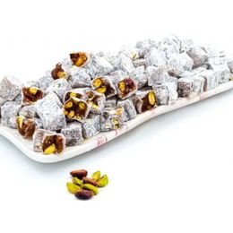 Dadak Lokum ve Kuruyemiş 2 kg Pudra Şekerli Antep Fıstıklı Mini Lokum