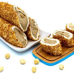 Dadak Lokum Ve Kuruyemiş 250 gr Kadayıf Kaplamalı Fındık Kremalı Lokum