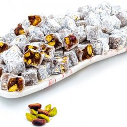 Dadak Lokum Ve Kuruyemiş 5 kg Pudra Şekerli Antep Fıstıklı Mini Lokum