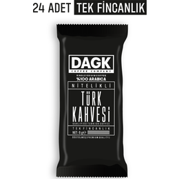 Dagk Nitelikli Tek Fincanlık 6 gr Türk Kahvesi