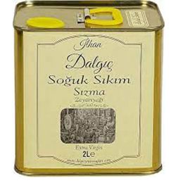 Dalgıç 2 lt Teneke Soğuk Sıkım Sızma Zeytinyağı
