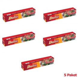 Dalia 5 Adet 45 cm 100 mt 8 Mikron Şeffaf Mutfak Rulo Streç Film