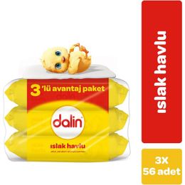 Dalin 3x56'lı Islak Havlu