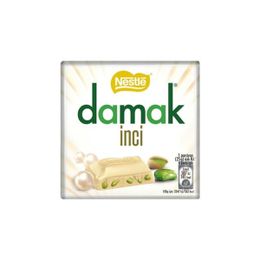 Damak 60 gr İnci Antep Fıstıklı Beyaz Çikolata