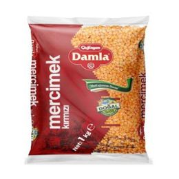 Damla 1 kg Kırmızı Mercimek