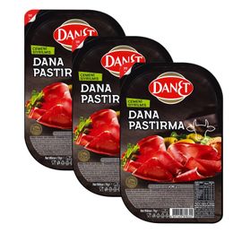 Danet 3x70 gr Çemeni Sıyrılmış Dana Pastırma