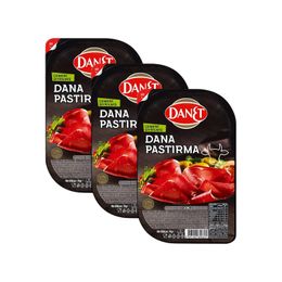Danet 3x70 gr Çemeni Sıyrılmış Dana Pastırma