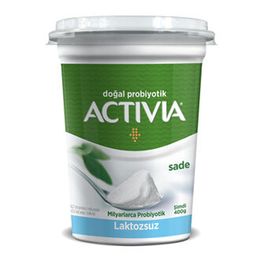 Danone 400 gr  Activia Probiyotik Laktozsuz Sade Yoğurt