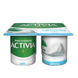 Danone Activia 4x100 gr Sade Laktozsuz Probiyotik Yoğurt