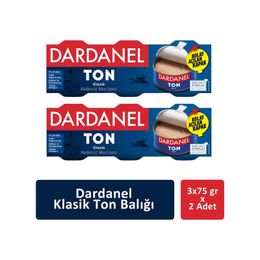 Dardanel 2'li 3x75 gr Klasik Ton Balığı