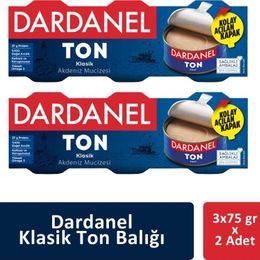 Dardanel 2'li 3x75 gr Klasik Ton Balığı