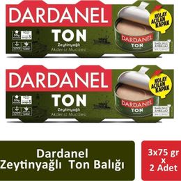 Dardanel 2'li 3x75 gr Zeytinyağlı Ton Balığı