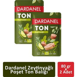 Dardanel 2x80 gr Poşet Zeytinyağlı Ton Balığı