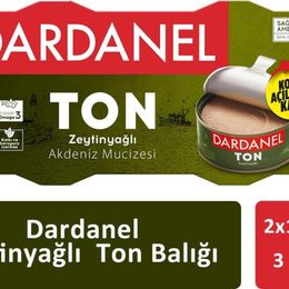 Dardanel 3'lü 2x140 gr Zeytinyağlı Ton Balığı