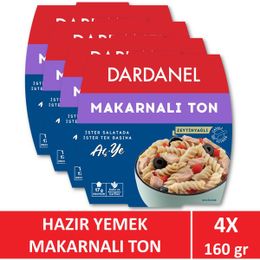 Dardanel 4 x 160 gr Aç Ye Makarnalı Ton Balığı
