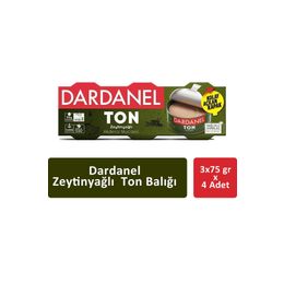 Dardanel 4'lü 3x75 gr Zeytinyağlı Ton Balığı