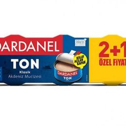 Dardanel 5'li 3x140 gr Klasik Ton Balığı