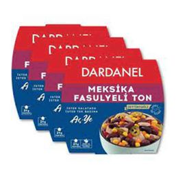 Dardanel Aç Ye Meksika Fasulyeli 4x160 gr Ton Balığı