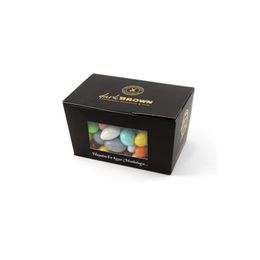 Dark Brown 1 kg Bademli Çikolata Dolgulu Renkli Draje Çikolatası