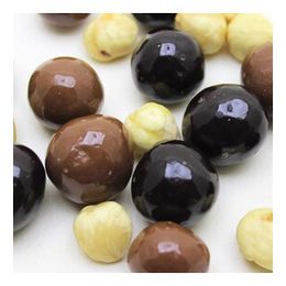 Dark Brown 500 gr Fındıklı Çikolata Dolgulu Bitter Ve Sütlü Draje