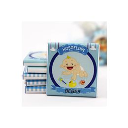 Dark Brown 72 Adet Erkek Hoşgeldin Bebek Çikolatası