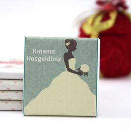 Dark Brown Chocolates & Confections 1 kg Kınama Hoşgeldiniz Yazılı Sütlü ve Bitter Madlen Çikolatası