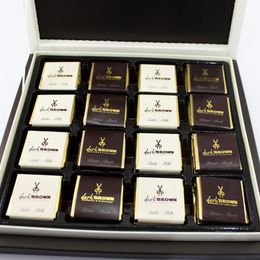 Dark Brown Chocolates & Confections 48 Adet Bitter ve Sütlü Sargılı Madlen Çikolata