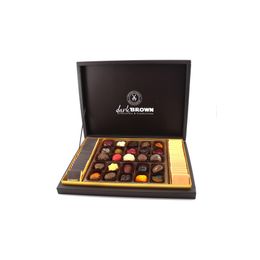 Dark Brown Chocolates & Confections Hediye Çikolata 25 Adet Spesiyel ve Türüf ile Madlen Çikolata