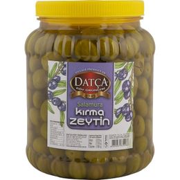 Datça Salamura Kırma 2 kg Yeşil Zeytin