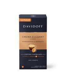 Davidoff 10'lu Crema Elegant Lungo Harmonıous Aromatıc Aluminium Kapsül Kahve