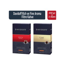 Davidoff 2x250 gr Rich ve Fine Aroma Filtre Kahve