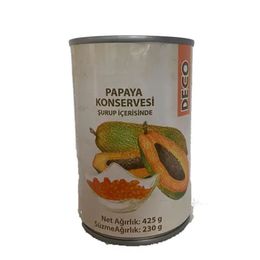 Deco 425 gr Papaya Konservesi