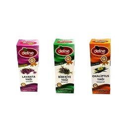 Defne Doğa 3x20 ml Lavanta + Biberiye+ Okaliptus Yağı