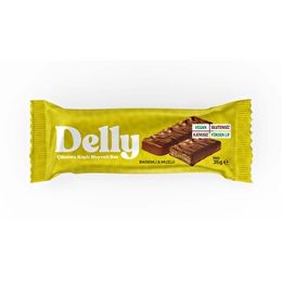 Delly 35 gr Çikolata Kaplı Bademli Muzlu Meyveli Bar