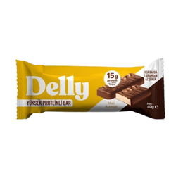 Delly 40 gr Muz Aromalı Çikolata Kaplı Yüksek Protein Bar