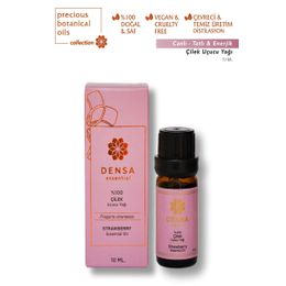 Densa Essential 10 ml Saf Doğal Çilek Uçucu Yağı