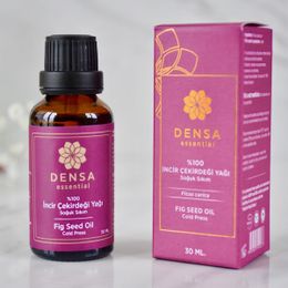 Densa Essential Soğuk Sıkım 30 ml %100 Saf İncir Çekirdeği Yağı