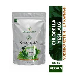 Dermazel Katkısız 50 gr Organik Chlorella Tozu