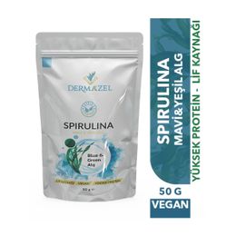Dermazel Katkısız 50 gr Organik Spirulina Tozu
