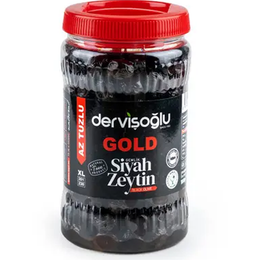 Dervişoğlu Gold XL 1 kg Siyah Zeytin